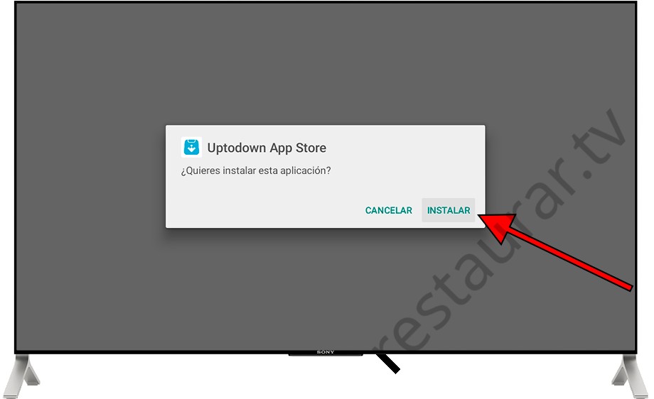 Instalar archivo apk en televisor