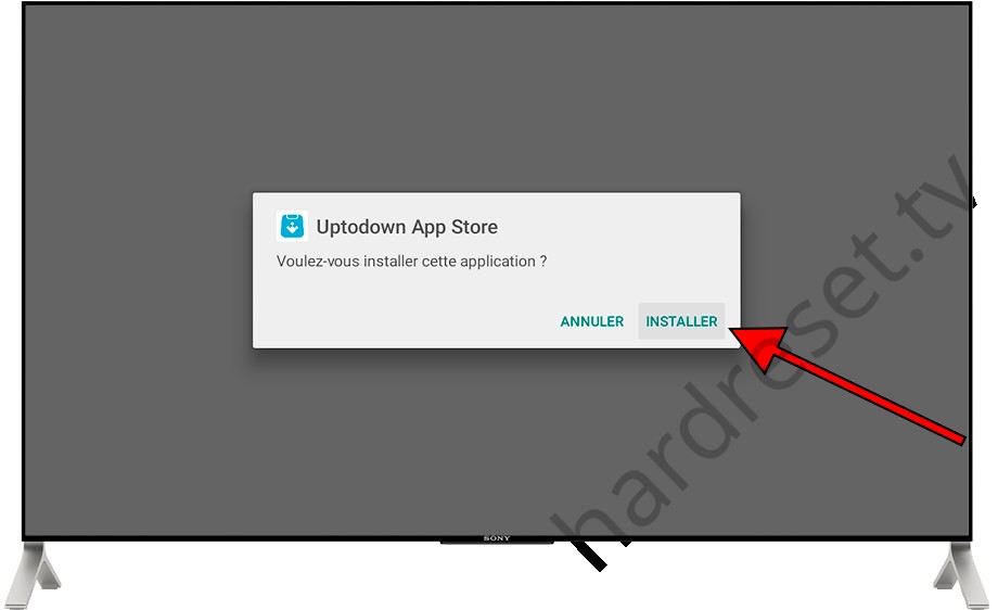 Installer le fichier apk sur le téléviseur