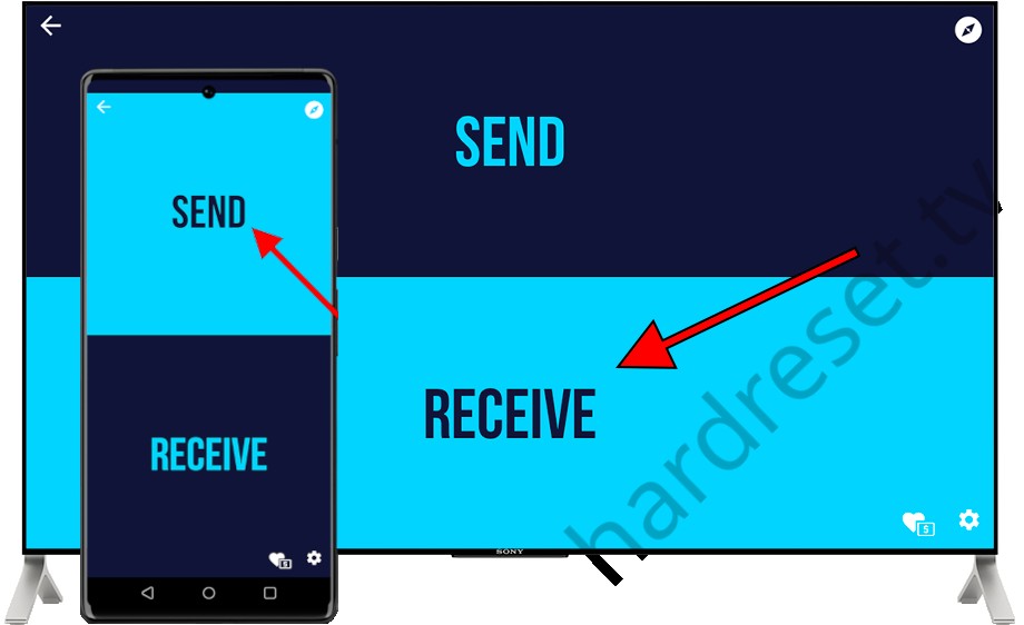 Envoyez des fichiers à la télévision sur mobile et