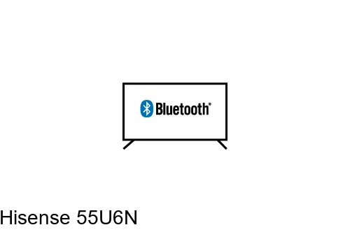 Conectar altavoces o auriculares Bluetooth a Hisense 55U6N