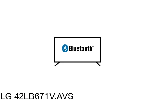 Connectez le haut-parleur Bluetooth au LG 42LB671V.AVS