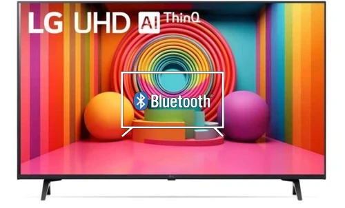 Connect Bluetooth speakers or headphones to LG 43" 4K UHD 60Hz