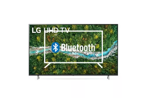 Connect Bluetooth speakers or headphones to LG 70UP77003LB