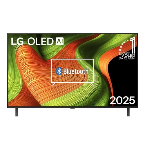 Connect Bluetooth speakers or headphones to LG OLED48B56LA