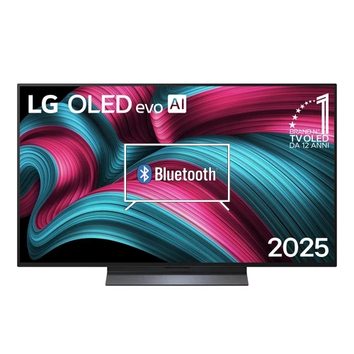 Connect Bluetooth speakers or headphones to LG OLED48C55LA