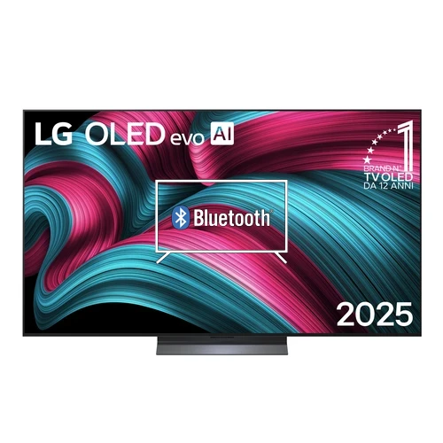 Connect Bluetooth speakers or headphones to LG OLED65C55LA