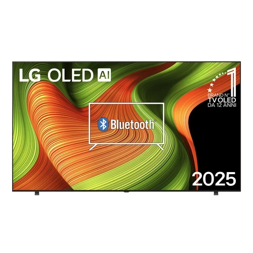 Connect Bluetooth speakers or headphones to LG OLED83B56LA