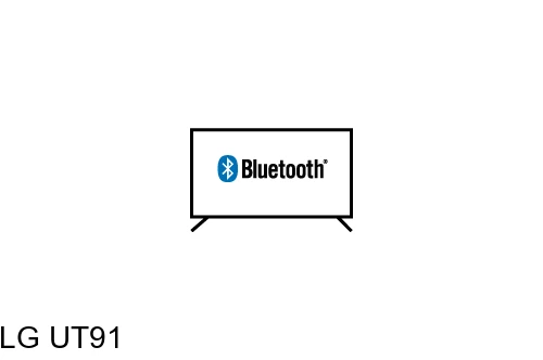 Connect Bluetooth speakers or headphones to LG UT91
