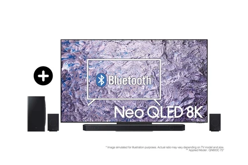 Conectar altavoz Bluetooth a Samsung 2023 65” QN800C Neo QLED 8K HDR Smart TV with 2023 Q930C Cinematic Soundbar