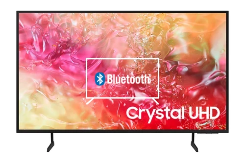 Connect Bluetooth speakers or headphones to Samsung 2024 43” DU7170 Crystal UHD 4K HDR Smart TV