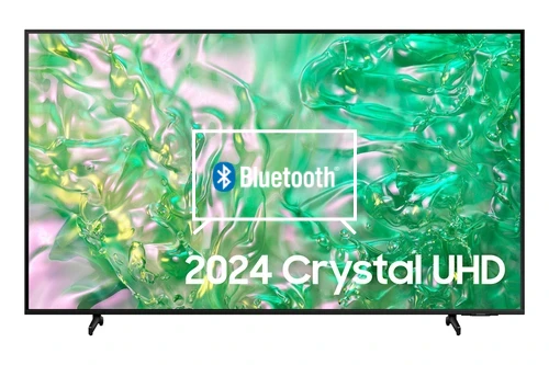 Connect Bluetooth speakers or headphones to Samsung 2024 85” DU8070 Crystal UHD 4K HDR Smart TV