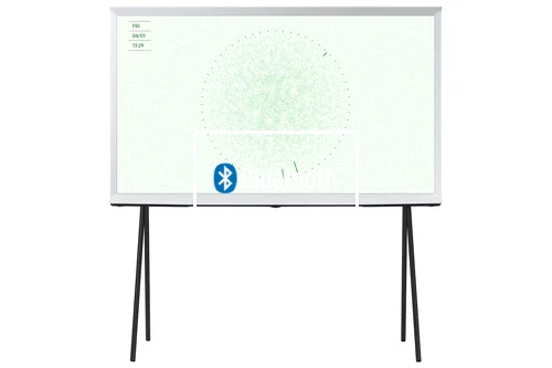 Connectez des haut-parleurs ou des écouteurs Bluetooth au Samsung 43" The Serif LS01D QLED 4K HDR Smart TV in Cloud White (2024)