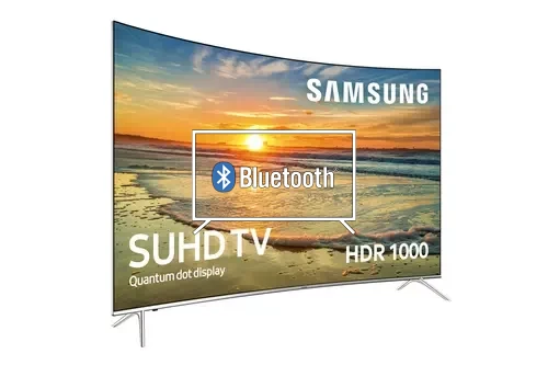 Connect Bluetooth speakers or headphones to Samsung 49” KS7500 7 Series Curved SUHD with Quantum Dot Display TV