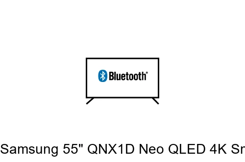 Connect Bluetooth speakers or headphones to Samsung 55" QNX1D Neo QLED 4K Smart TV (2024) and S50B S-Series Lifestyle Soundbar