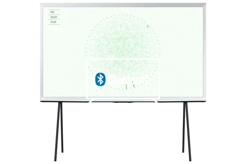 Connectez des haut-parleurs ou des écouteurs Bluetooth au Samsung 65" The Serif LS01D QLED 4K HDR Smart TV in Cloud White (2024)