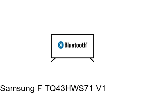 Connect Bluetooth speaker to Samsung F-TQ43HWS71-V1