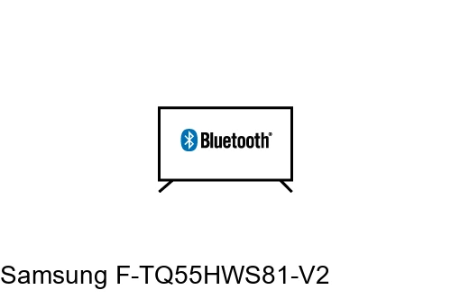Connect Bluetooth speakers or headphones to Samsung F-TQ55HWS81-V2