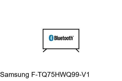 Connect Bluetooth speakers or headphones to Samsung F-TQ75HWQ99-V1