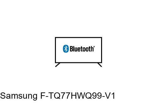 Connect Bluetooth speakers or headphones to Samsung F-TQ77HWQ99-V1