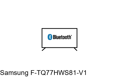 Connect Bluetooth speakers or headphones to Samsung F-TQ77HWS81-V1