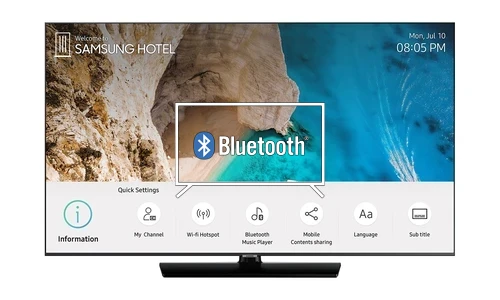 Connectez le haut-parleur Bluetooth au Samsung HG50ET670UB