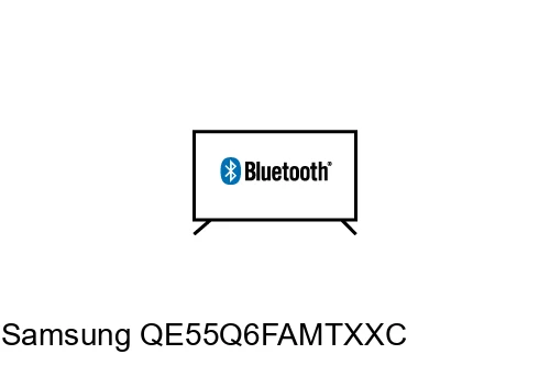 Connect Bluetooth speakers or headphones to Samsung QE55Q6FAMTXXC