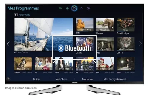 Connectez le haut-parleur Bluetooth au Samsung UE55H6650SL