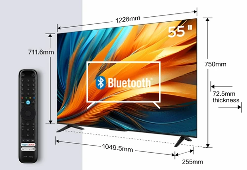 Connect Bluetooth speaker to TCL 55PF650