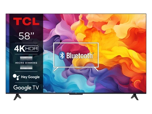 Connectez le haut-parleur Bluetooth au TCL 58V6B