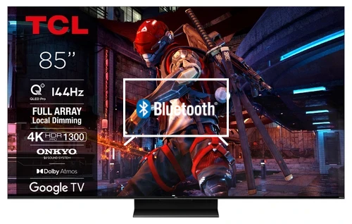 Connect Bluetooth speakers or headphones to TCL 85QLED870