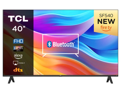 Connectez des haut-parleurs ou des écouteurs Bluetooth au TCL TCL Serie SF5 Smart TV Full HD 40" 40SF540, HDR 10, Dolby Audio, Multisound, Android TV