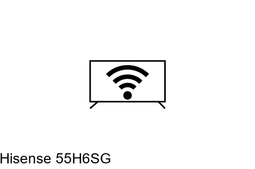 Connect to the internet Hisense 55H6SG