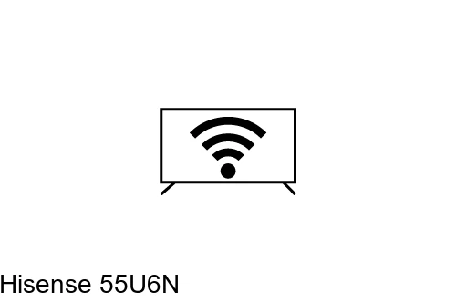 Connect to the Internet Hisense 55U6N