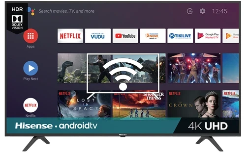 Connect to the internet Hisense 58H6550E