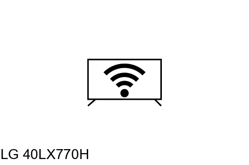 Connect to the Internet LG 40LX770H