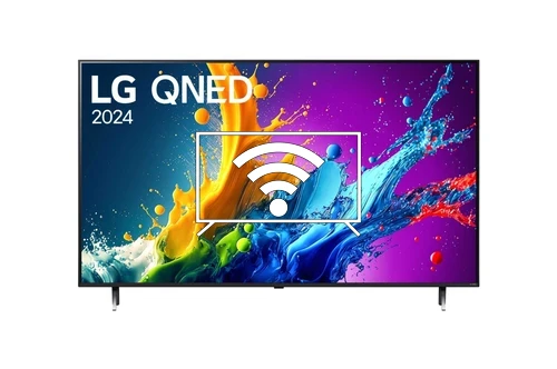 Connect to the internet LG 43QNED80T3A