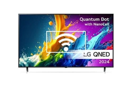 Connect to the internet LG 43QNED80T6A