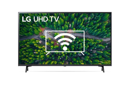 Connect to the internet LG 43UP76709LB