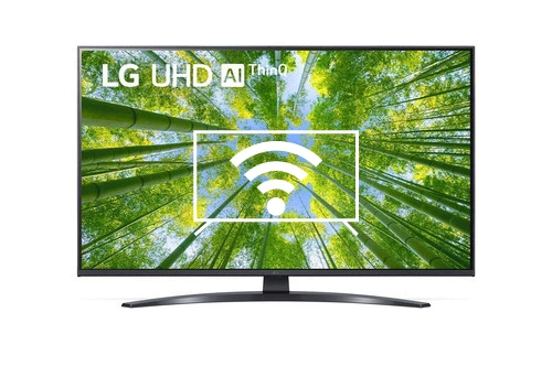 Connect to the internet LG 43UQ81009LB