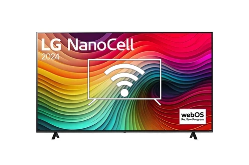 Connect to the internet LG 75NANO81T3A