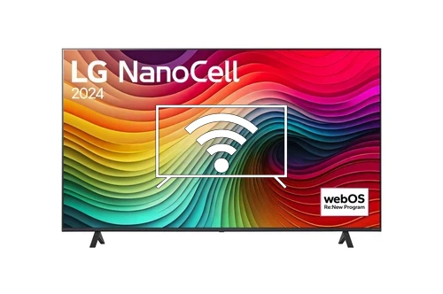 Connect to the internet LG 75NANO82T3B