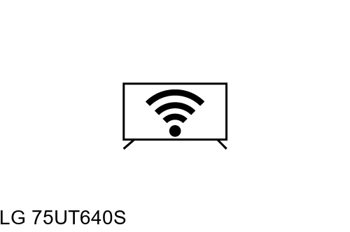 Connect to the internet LG 75UT640S