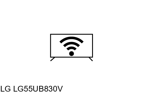 Connecter à Internet LG LG55UB830V