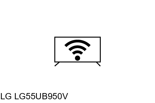 Connect to the internet LG LG55UB950V