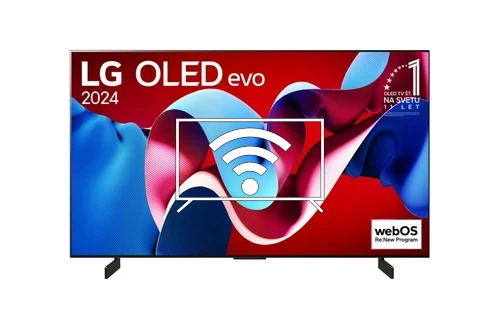 Connect to the internet LG OLED42C41LA