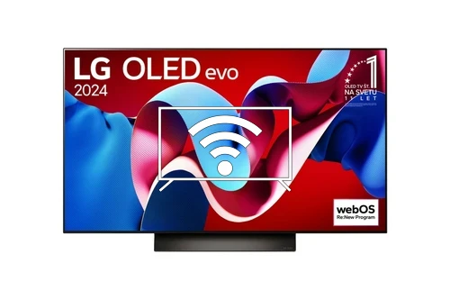 Connect to the internet LG OLED48C41LA