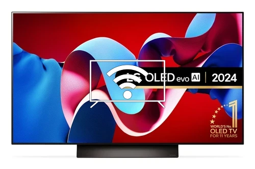 Connect to the internet LG OLED48C45LA