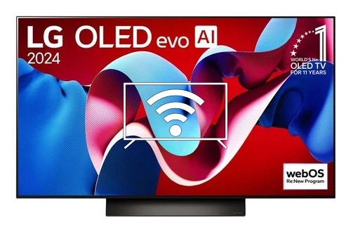 Connect to the internet LG OLED48C49LA