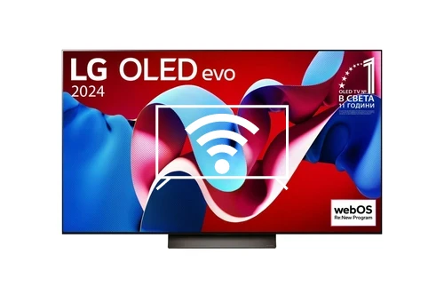 Connect to the internet LG OLED55C41LA
