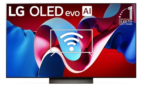 Connect to the internet LG OLED55C4PUA